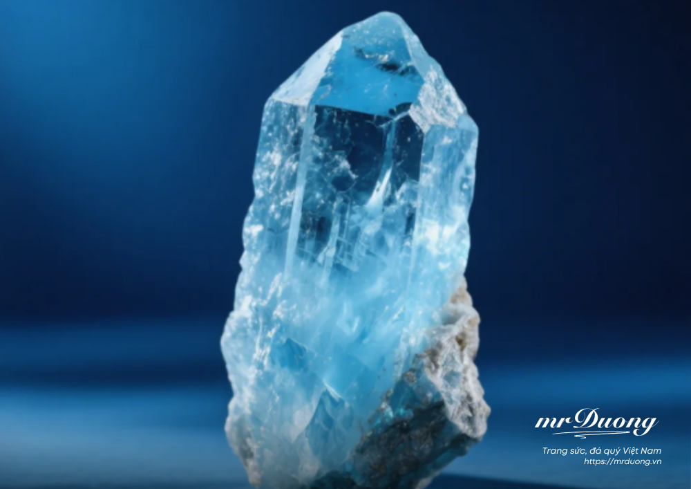 đá aquamarine hợp với Mệnh Thủy