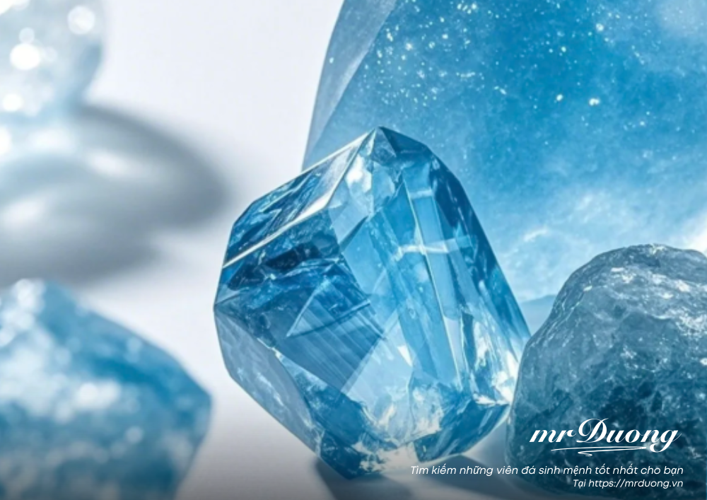 mệnh thủy thiên về màu xanh dương , tím và hồng