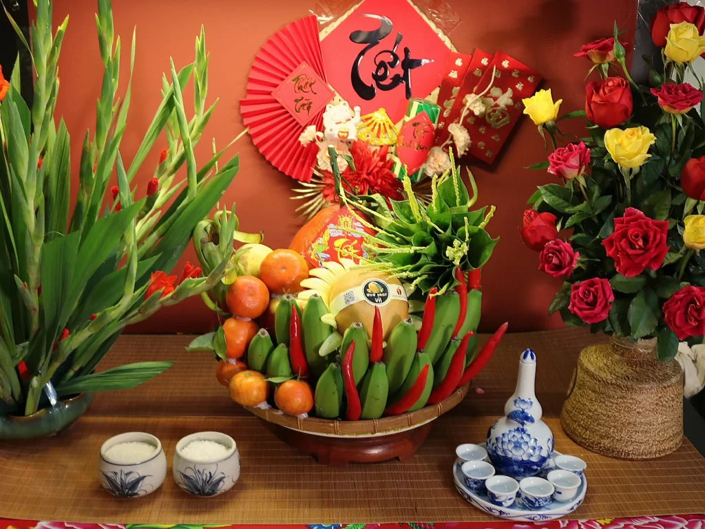 Bày mâm ngũ quả ngày Tết miền Trung theo điều kiện tự nhiên