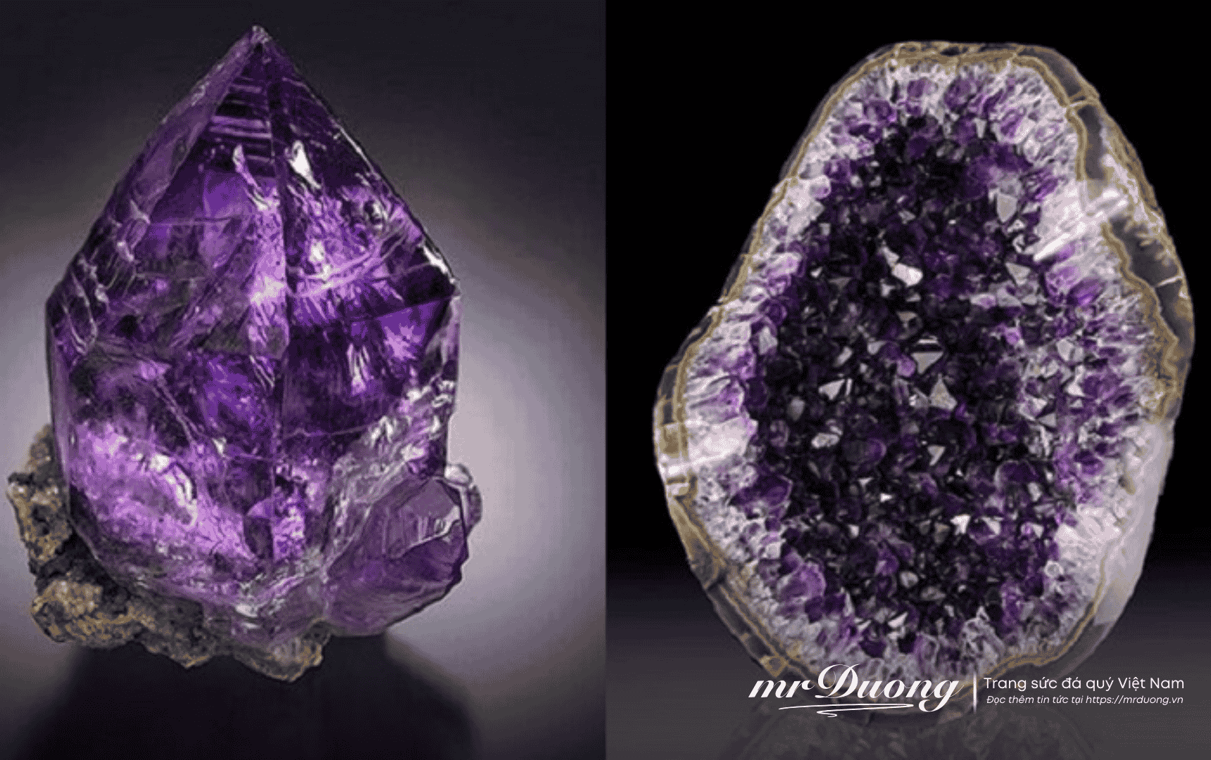 Thạch Anh Tím - Viên Đá Chữa Lành